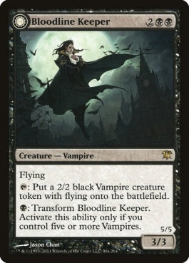 naokuroshop MTG [ISD][090][黒][R][EN][血統の守り手/Bloodline Keeper] NM