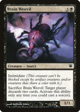 naokuroshop MTG [ISD][091][黒][C][EN][脳ゾウムシ/Brain Weevil] NM