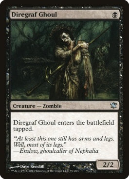 naokuroshop MTG [ISD][097][黒][U][EN][戦墓のグール/Diregraf Ghoul] NM