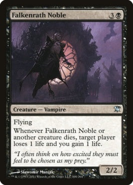 naokuroshop MTG [ISD][100][黒][U][EN][ファルケンラスの貴族/Falkenrath Noble] NM