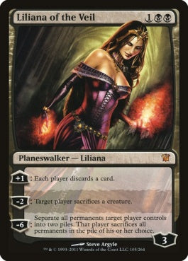 naokuroshop MTG [ISD][105][黒][M][EN][ヴェールのリリアナ/Liliana of the Veil] NM