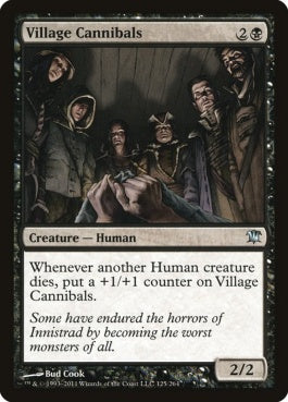 naokuroshop MTG [ISD][125][黒][U][EN][村の食人者/Village Cannibals] NM