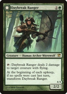 naokuroshop MTG [ISD][176][緑][R][EN][夜明けのレインジャー/Daybreak Ranger] NM