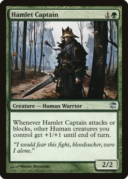 naokuroshop MTG [ISD][187][緑][U][EN][小村の隊長/Hamlet Captain] NM