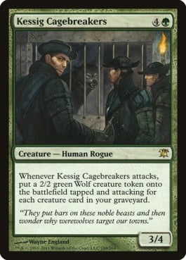 naokuroshop MTG [ISD][189][緑][R][EN][ケッシグの檻破り/Kessig Cagebreakers] NM