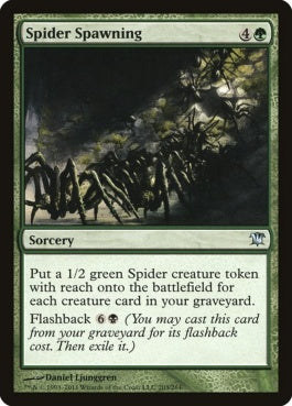 naokuroshop MTG [ISD][203][緑][U][EN][蜘蛛の発生/Spider Spawning] NM