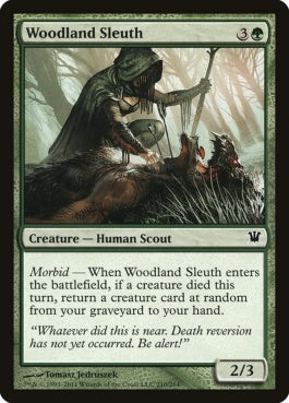 naokuroshop MTG [ISD][210][緑][C][EN][森林の捜索者/Woodland Sleuth] NM