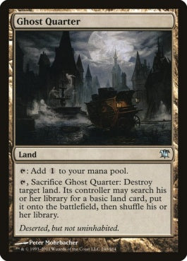 naokuroshop MTG [ISD][240][土地][U][EN][幽霊街/Ghost Quarter] NM