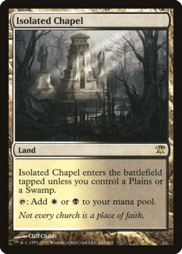 naokuroshop MTG [ISD][242][土地][R][EN][孤立した礼拝堂/Isolated Chapel] NM