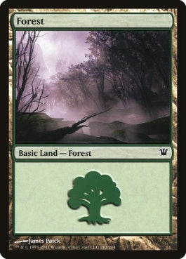 naokuroshop MTG [ISD][262][土地][C][EN][森/Forest] NM