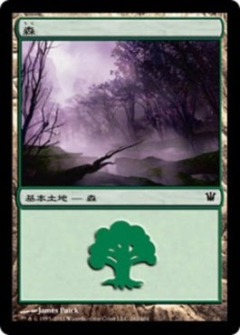 naokuroshop MTG [ISD][262][土地][C][JP][森/Forest] NM