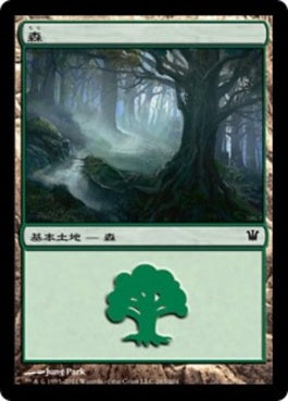 naokuroshop MTG [ISD][263][土地][C][JP][森/Forest] NM