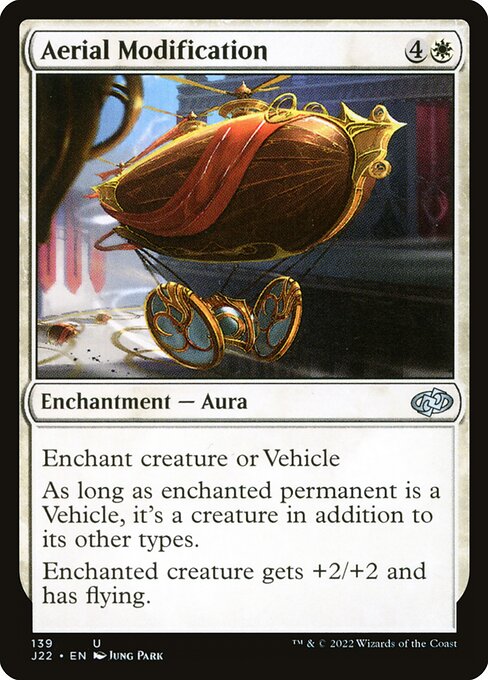 naokuroshop MTG [J22][139][白][U][EN][浮遊化改造/Aerial Modification] NM