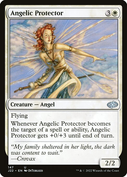 naokuroshop MTG [J22][147][白][U][EN][庇護の天使/Angelic Protector] NM