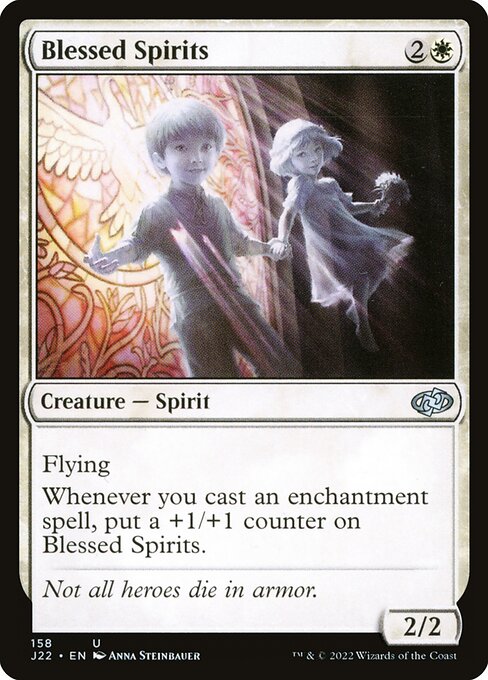 naokuroshop MTG [J22][158][白][U][EN][祝福された霊魂/Blessed Spirits] NM