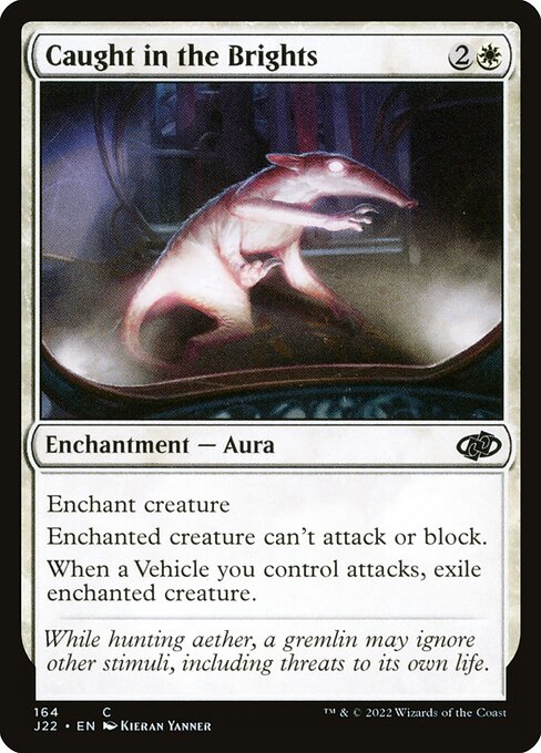 naokuroshop MTG [J22][164][白][C][EN][光に目が眩む/Caught in the Brights] NM