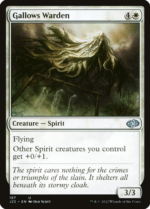 naokuroshop MTG [J22][187][白][U][EN][絞首台の守部/Gallows Warden] NM