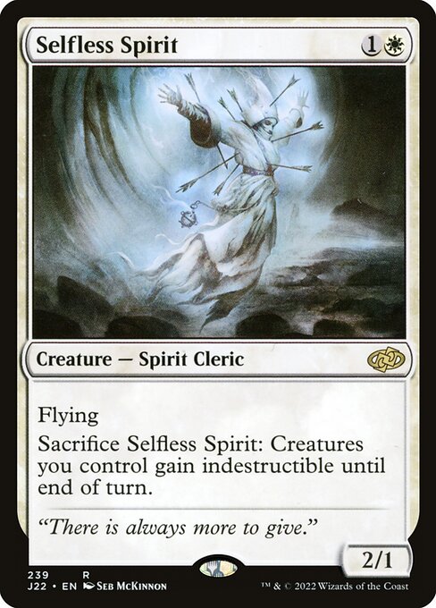 naokuroshop MTG [J22][239][白][R][EN][無私の霊魂/Selfless Spirit] NM