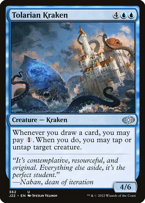 naokuroshop MTG [J22][362][青][U][EN][トレイリアのクラーケン/Tolarian Kraken] NM