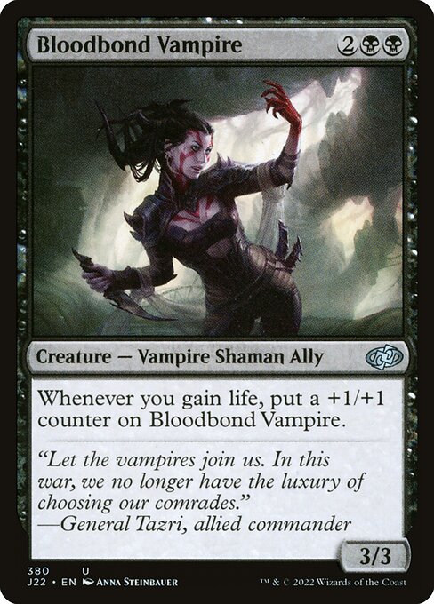 naokuroshop MTG [J22][380][黒][U][EN][血の絆の吸血鬼/Bloodbond Vampire] NM