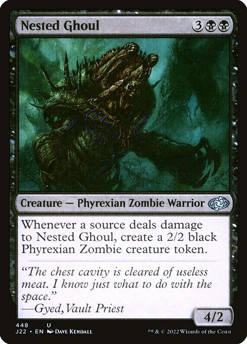 naokuroshop MTG [J22][448][黒][U][EN][入れ子のグール/Nested Ghoul] NM