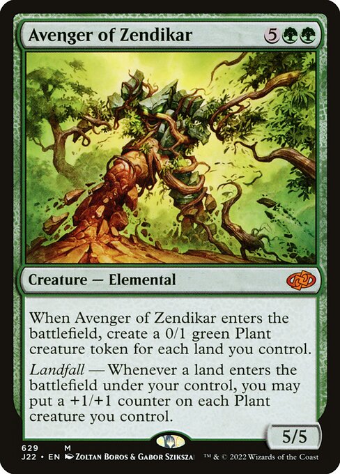 naokuroshop MTG [J22][629][緑][M][EN][ゼンディカーの報復者/Avenger of Zendikar] NM