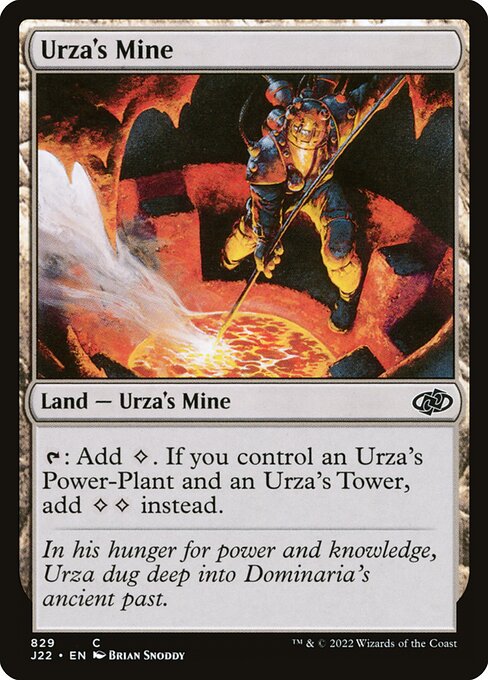 naokuroshop MTG [J22][829][土地][C][EN][ウルザの鉱山/Urza's Mine] NM