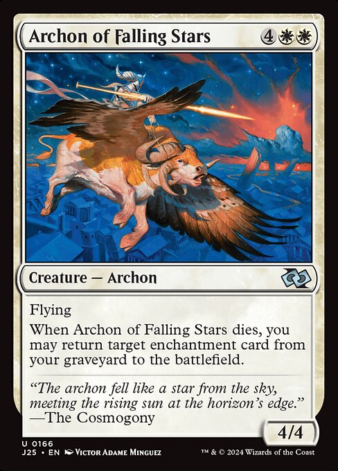 naokuroshop MTG [J25][0166][白][U][EN][流星の執政官/Archon of Falling Stars] NM