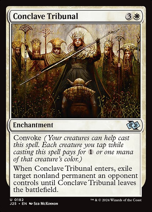 naokuroshop MTG [J25][0182][白][U][EN][議事会の裁き/Conclave Tribunal] NM