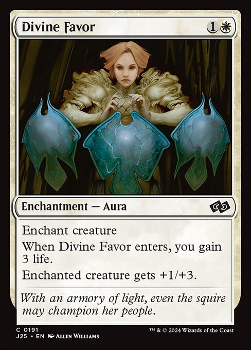 naokuroshop MTG [J25][0191][白][C][EN][神聖なる好意/Divine Favor] NM