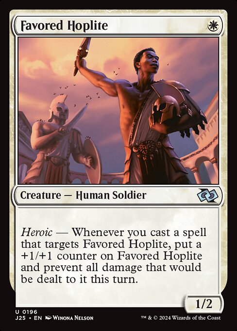 naokuroshop MTG [J25][0196][白][U][EN][恩寵の重装歩兵/Favored Hoplite] NM