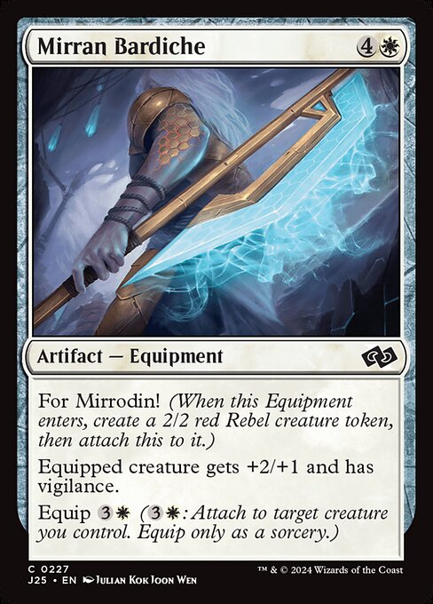 naokuroshop MTG [J25][0227][白][C][EN][ミラディンのバルディッシュ/Mirran Bardiche] NM