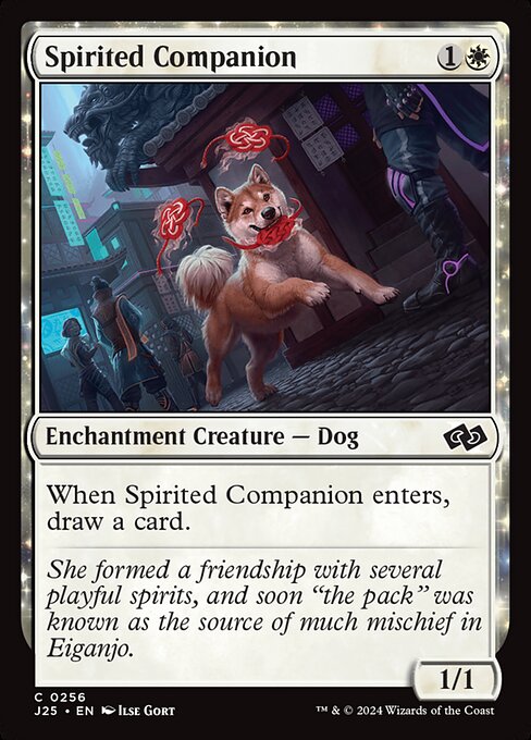 naokuroshop MTG [J25][0256][白][C][EN][神憑く相棒/Spirited Companion] NM