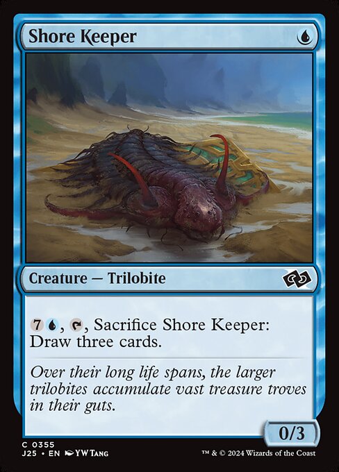 naokuroshop MTG [J25][0355][青][C][EN][岸の守り手/Shore Keeper] NM