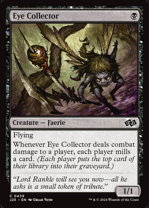 naokuroshop MTG [J25][0439][黒][C][EN][目玉収集家/Eye Collector] NM