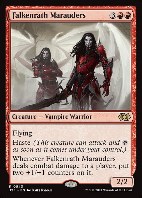 naokuroshop MTG [J25][0543][赤][R][EN][ファルケンラスの匪賊/Falkenrath Marauders] NM