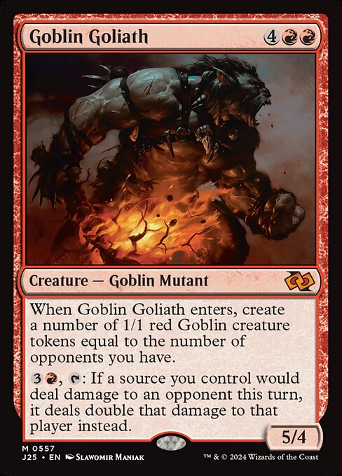 naokuroshop MTG [J25][0557][赤][M][EN][ゴブリンの大巨人/Goblin Goliath] NM