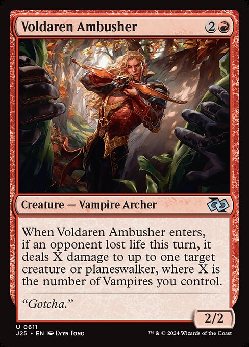 naokuroshop MTG [J25][0611][赤][U][EN][ヴォルダーレンの伏兵/Voldaren Ambusher] NM