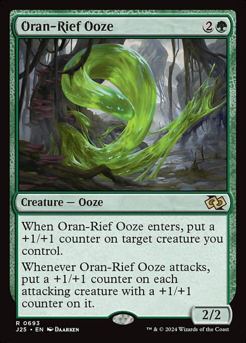 naokuroshop MTG [J25][0693][緑][R][EN][オラン＝リーフの軟泥/Oran-Rief Ooze] NM