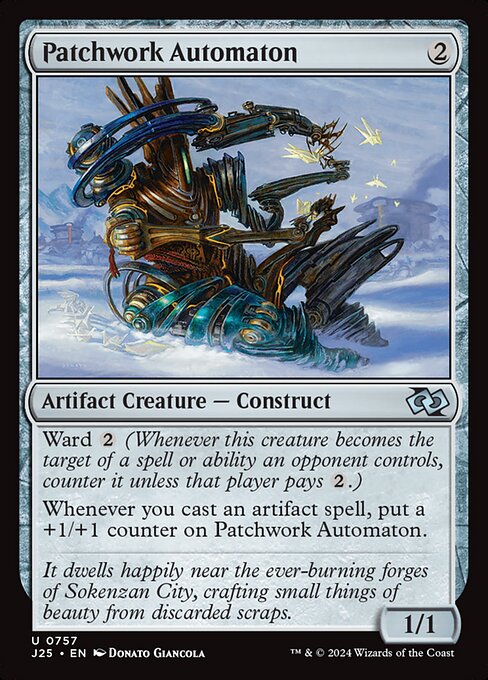 naokuroshop MTG [J25][0757][茶][U][EN][継ぎ接ぎ自動機械/Patchwork Automaton] NM