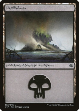 naokuroshop MTG [JMP][058][土地][C][EN][沼/Swamp]（ファイレクシア語） NM