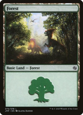 naokuroshop MTG [JMP][073][土地][C][EN][森/Forest] NM