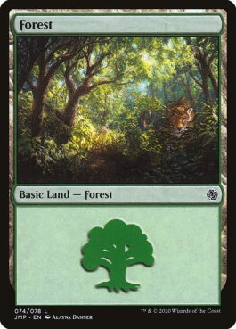 naokuroshop MTG [JMP][074][土地][C][EN][森/Forest] NM