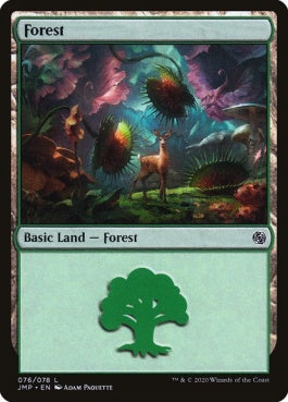 naokuroshop MTG [JMP][076][土地][C][EN][森/Forest] NM