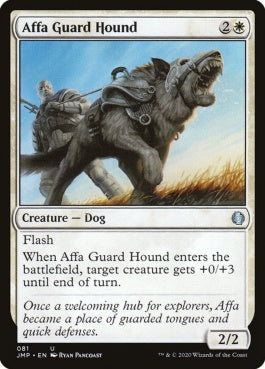 naokuroshop MTG [JMP][081][白][U][EN][アーファの番犬/Affa Guard Hound] NM