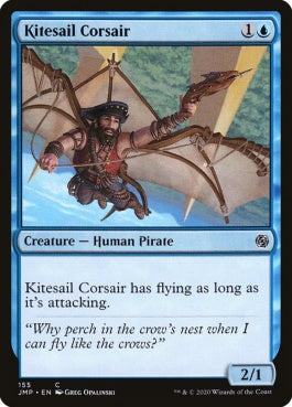 naokuroshop MTG [JMP][155][青][C][EN][帆凧の海賊/Kitesail Corsair] NM