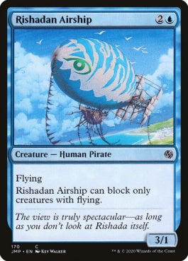 naokuroshop MTG [JMP][170][青][C][EN][リシャーダの飛行船/Rishadan Airship] NM