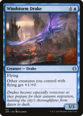 naokuroshop MTG [JMP][195][青][U][EN][暴風のドレイク/Windstorm Drake] NM