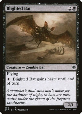 naokuroshop MTG [JMP][205][黒][C][EN][枯死コウモリ/Blighted Bat] NM