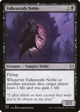 naokuroshop MTG [JMP][232][黒][U][EN][ファルケンラスの貴族/Falkenrath Noble] NM